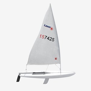 Laser Sailing Boat