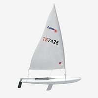 Laser Sailing Boat