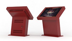 3D Electronic Kiosk model