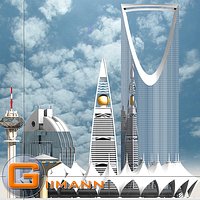 Riyadh Skyscrapers 3D