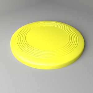 3D flat-disc frisbee