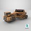 KAMAG Slag Pot Transporter Used 3D model