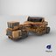 KAMAG Slag Pot Transporter Used 3D model