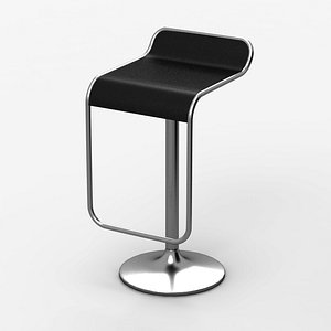 bar chair 3d obj