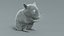 Hamster Rigged Xgen 3D model