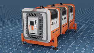 MARS SciFi Container Base 01 3D model