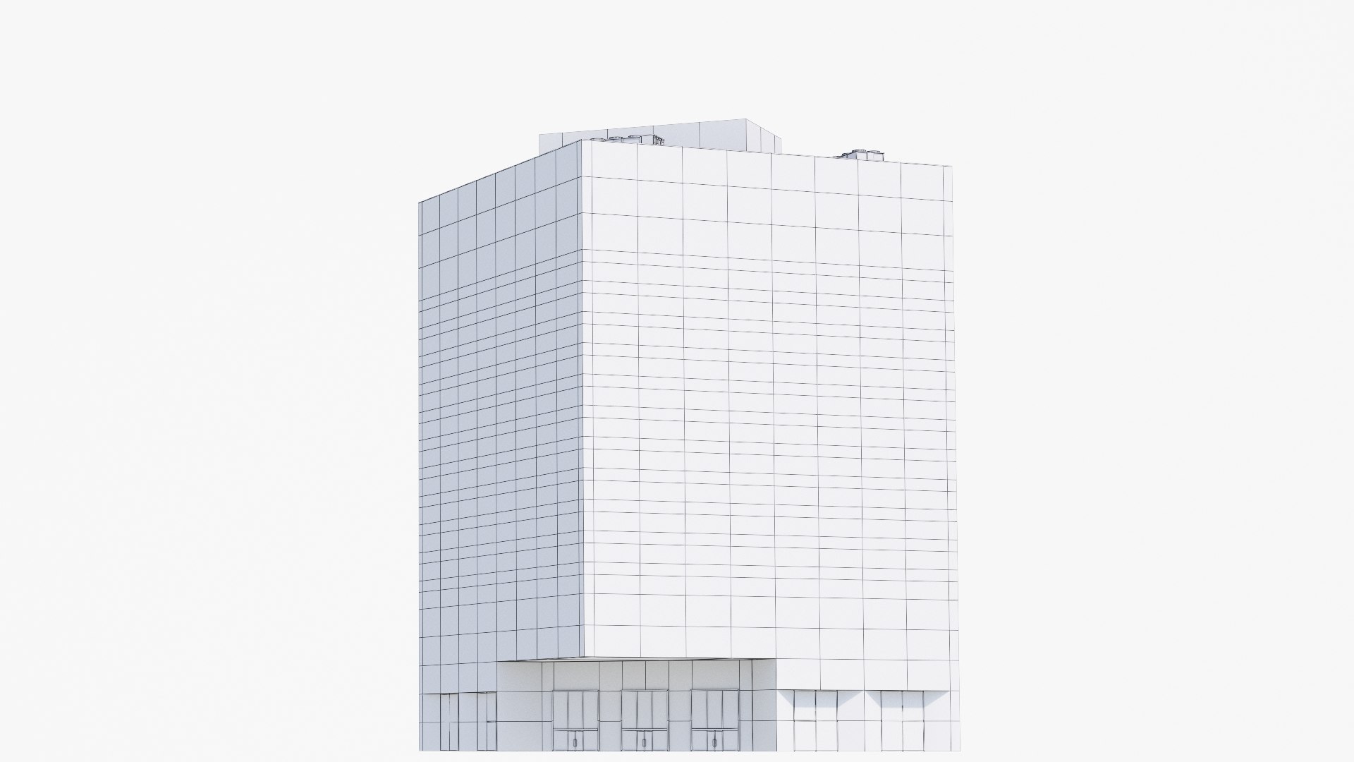 3D First Canadian Place V8 Lowpoly - TurboSquid 1789271