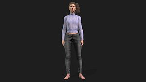 3D Model of a Realistic Woman 3D model