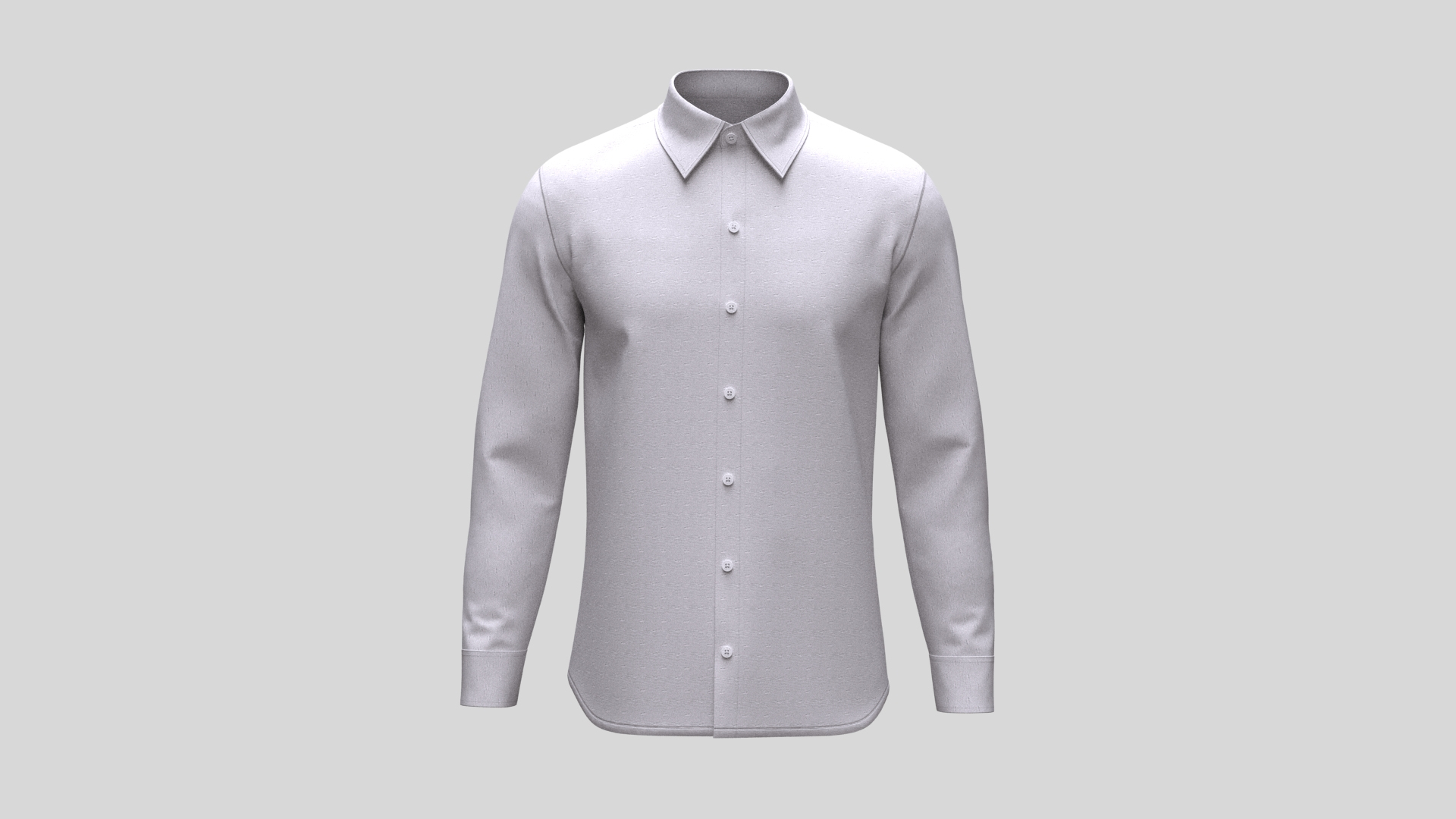 3D Men Slim Fit Casual Shirt Design - TurboSquid 1927993