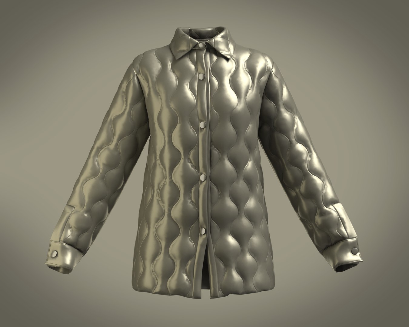 Girls Puffer Jacket 3D Model - TurboSquid 2033806