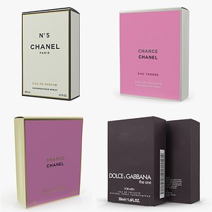 parfum boxes 3D model