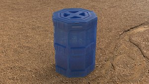 Sci-fi Canister as a storage container