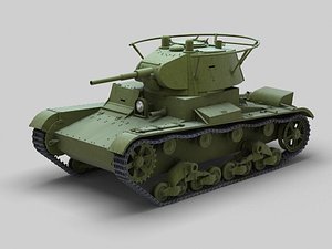 3D苏联坦克t-26