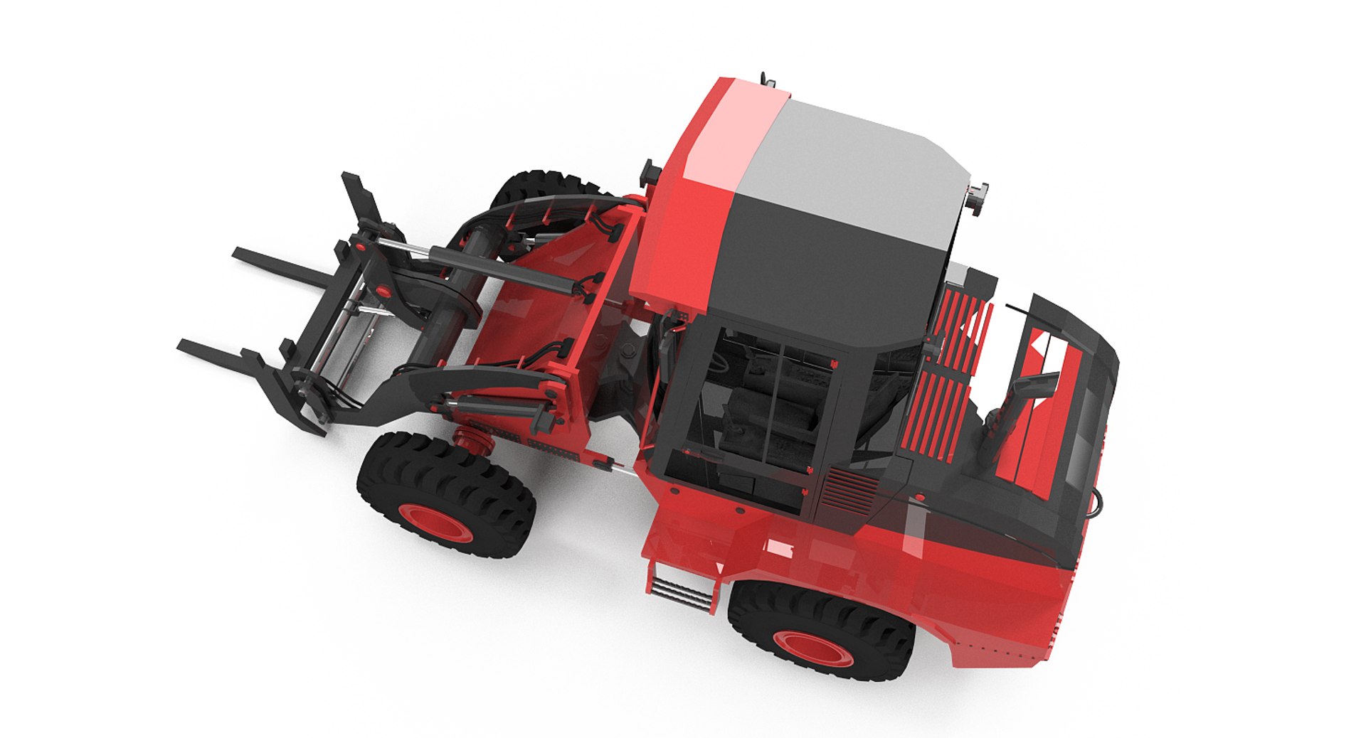 3d Lifter Industrial Model