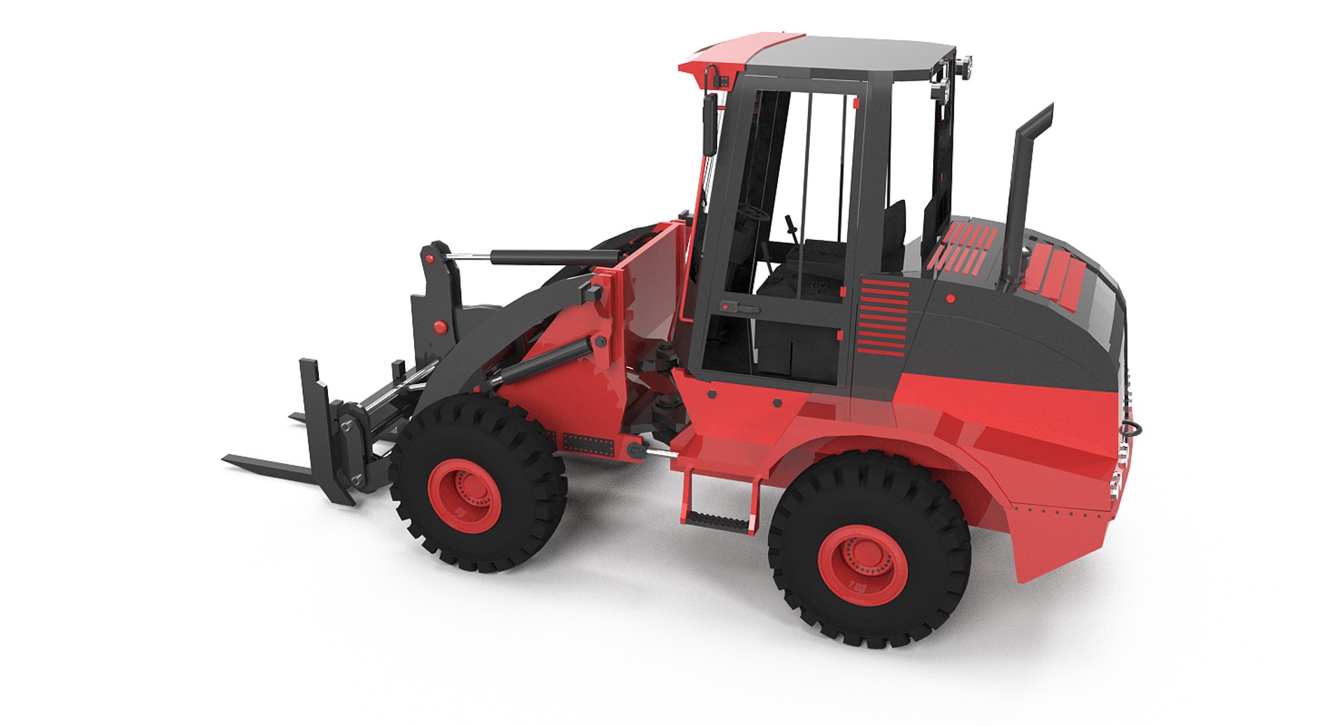 3d Lifter Industrial Model