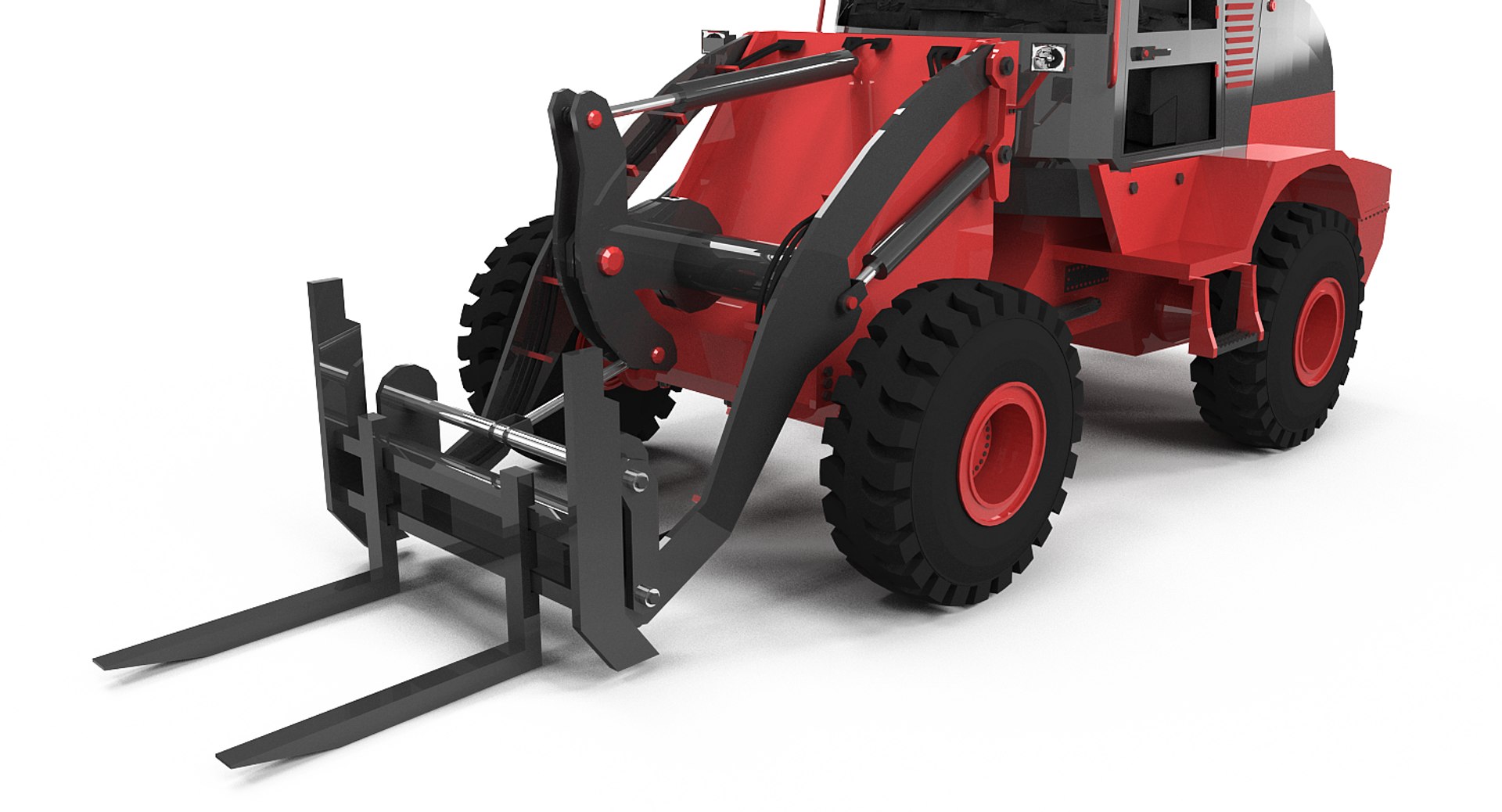 3d Lifter Industrial Model