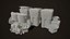 pack urban trash 2 3D model