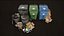pack urban trash 2 3D model