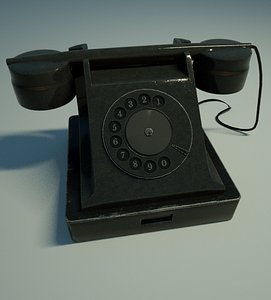 3D old phone model