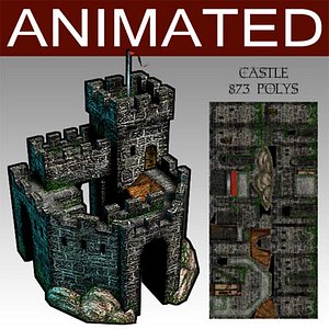 3d model glest strategy building