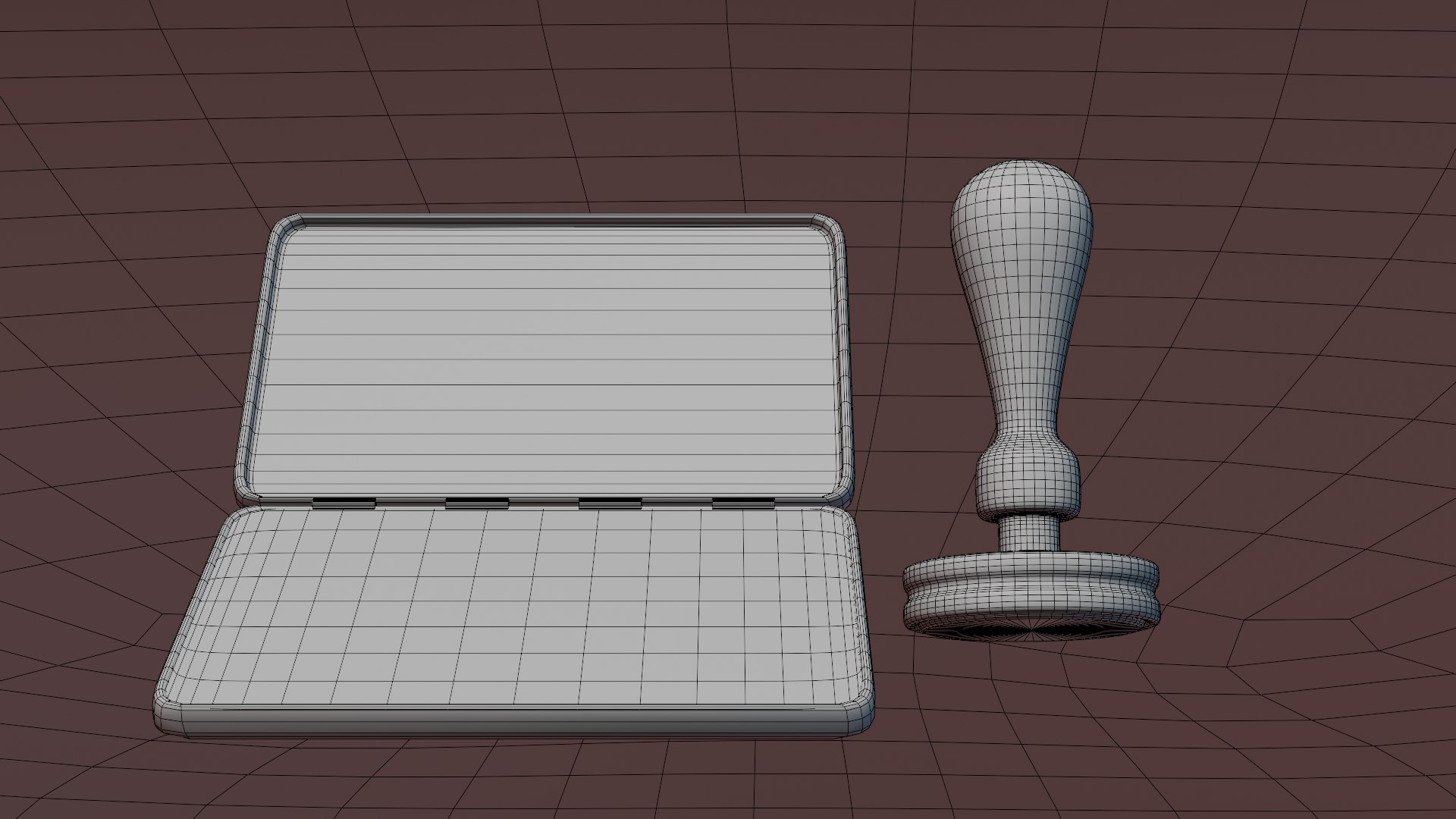Ink pad and rubber stamp 3D model https://p.turbosquid.com/ts-thumb/za/YBMlEV/JF/wire_/png/1719821857/1920x1080/fit_q87/2feac7fec930338095ad9ac52255a84c25d369e1/wire_.jpg