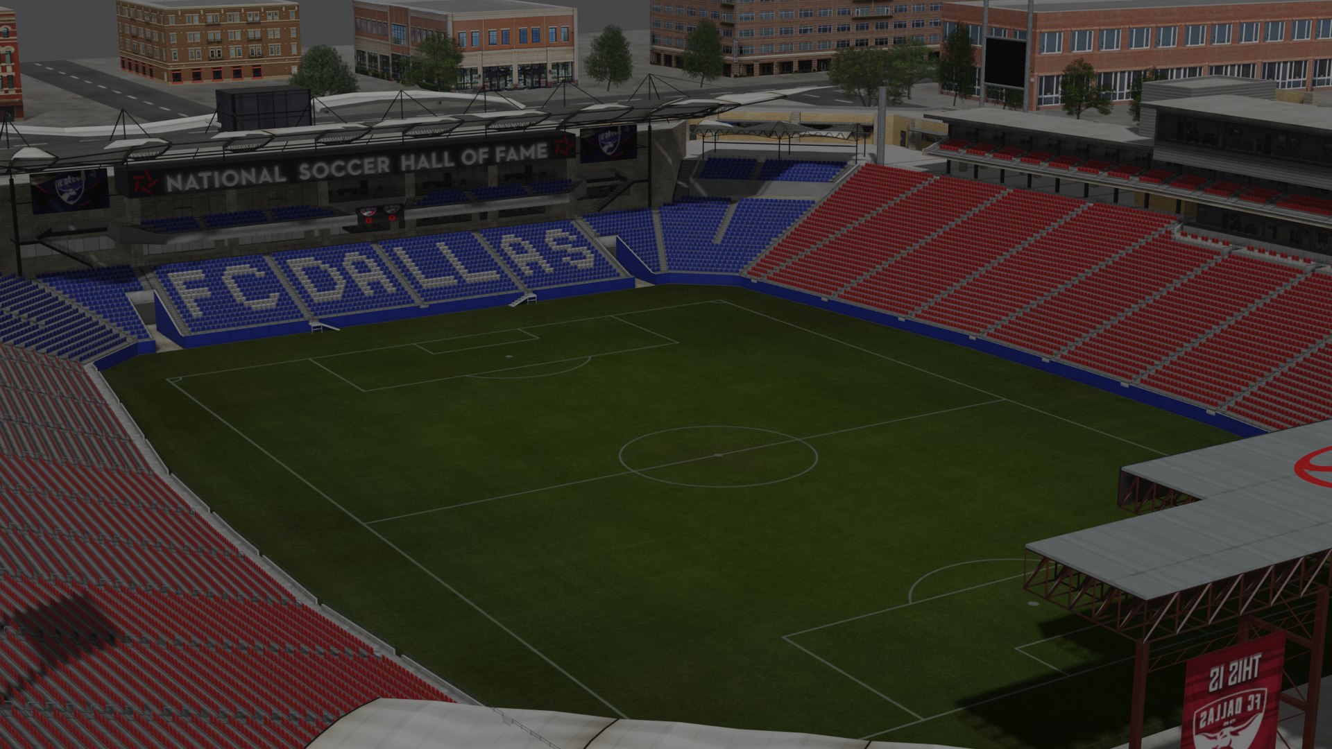 3d dallas toyota stadium turbosquid 2093074