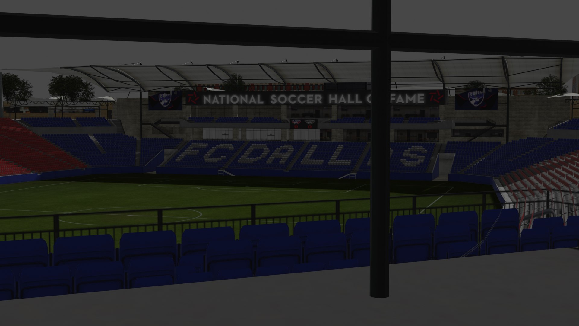3d dallas toyota stadium turbosquid 2093074