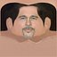 Brad Pitt Head - Low poly head for game