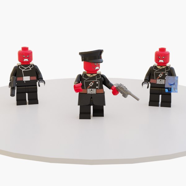 red skull lego