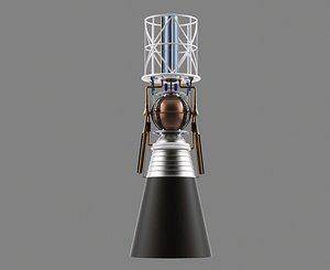 rocket engine 3D model