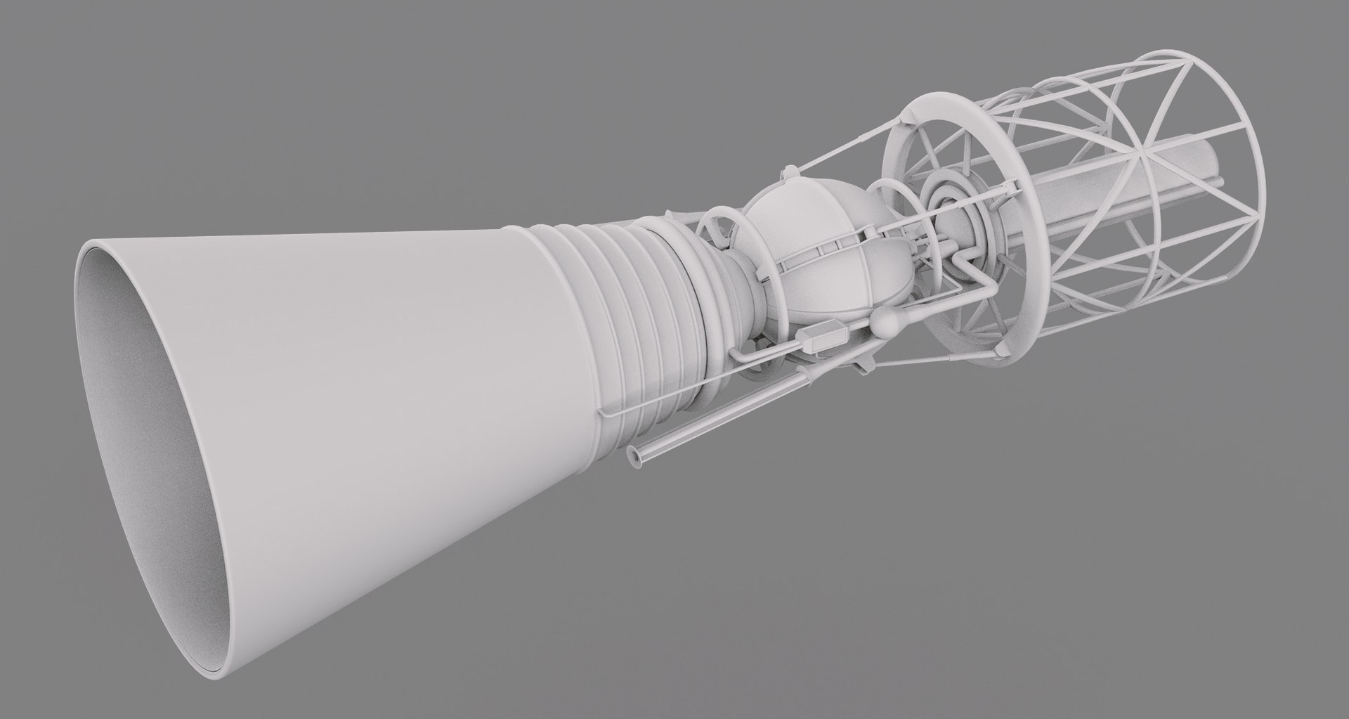 Rocket Engine 3D Model - TurboSquid 1580477