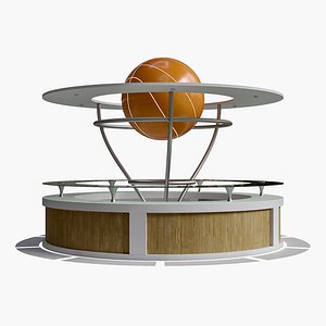 reception for the sports complex Low-poly 3D model 3D