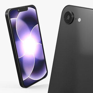 Modern Touchscreen Smartphone Black