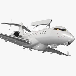 Multi Role AEWC Aircraft Rigged