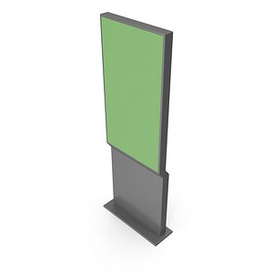 Sleek 3D Kiosk Model 3D