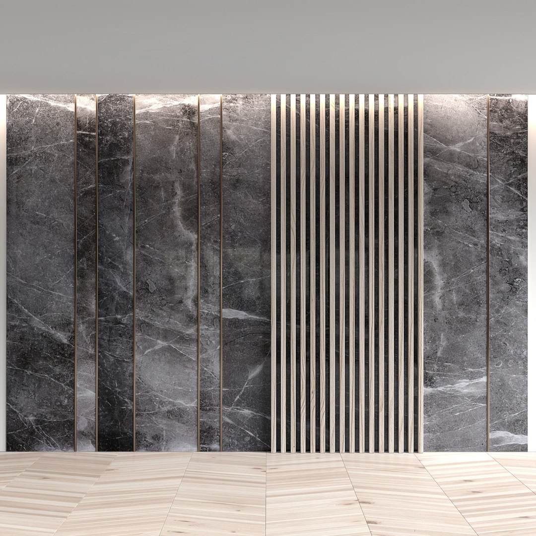 3D Marble Wall Panels Model - TurboSquid 1506110