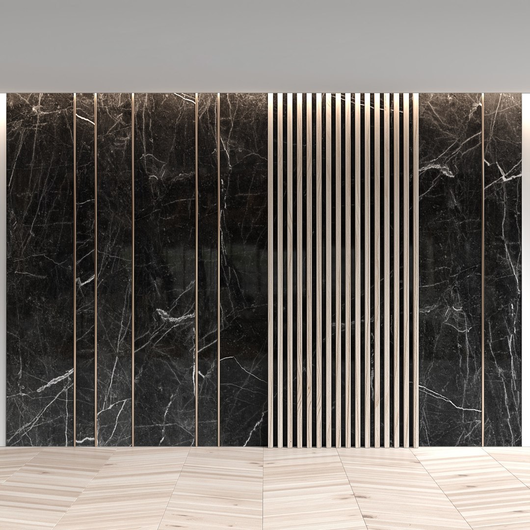 3D Marble Wall Panels Model - TurboSquid 1506110