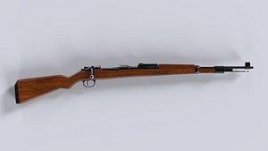 Kar98k 3d Model With Texture model