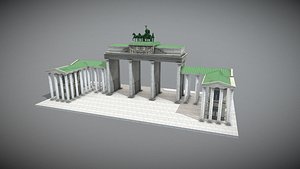 3D Brandenburg Gate model