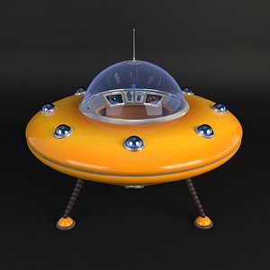 Cartoon Flying Saucer