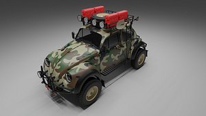 VW BEETLE OFFROAD CAMOUFLAGE 3D