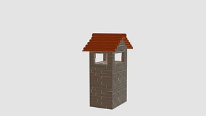 flue chimney 3D
