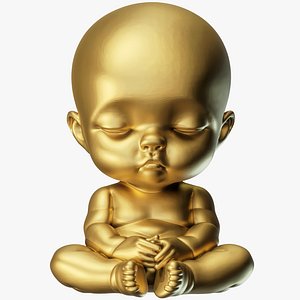 Meditating Baby Pendant