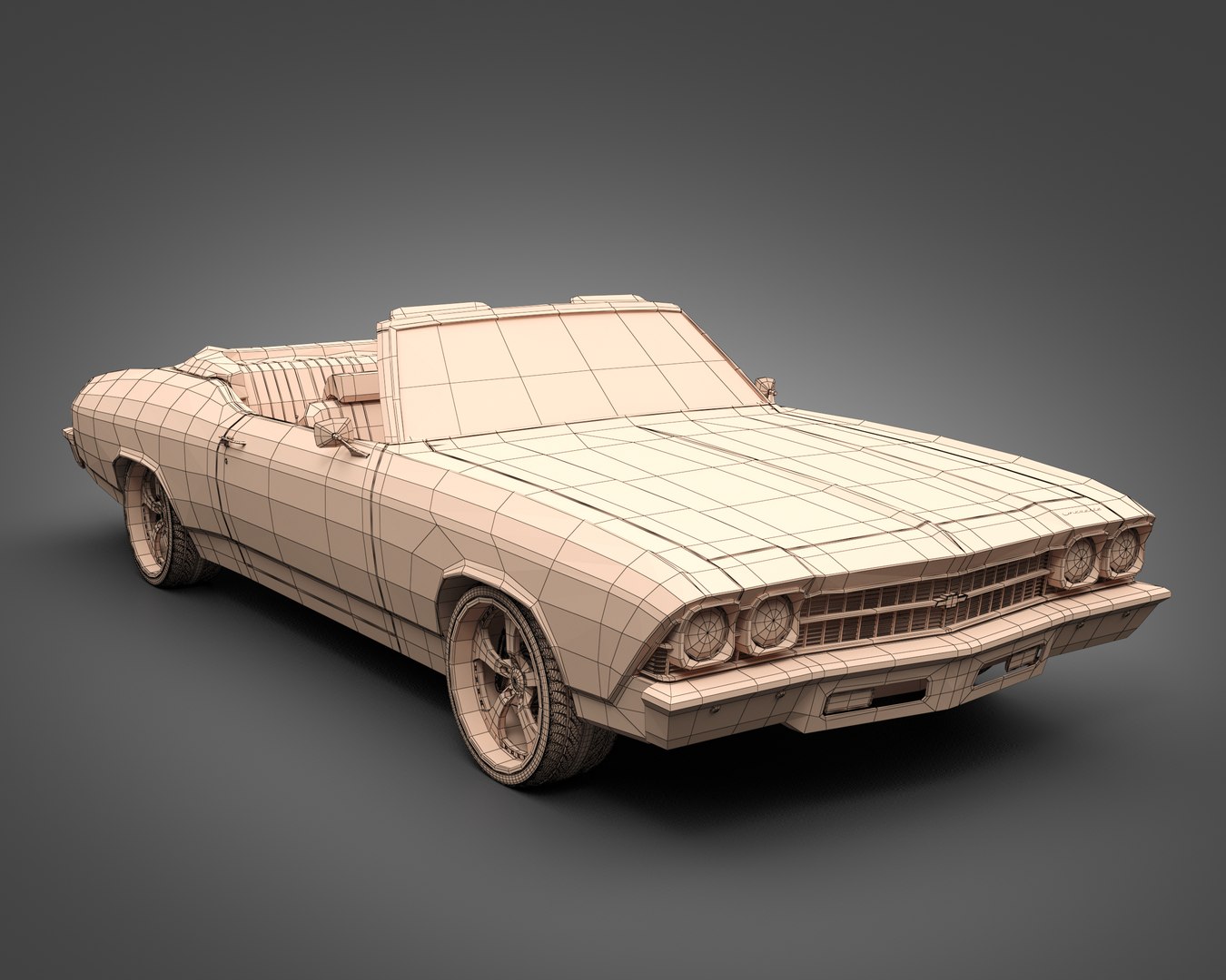 1969 Chevelle Convertible 3D model https://p.turbosquid.com/ts-thumb/za/xlkT0K/D5/wire_00102/png/1623676547/1920x1080/fit_q87/3d10ab6d5b4d541c9e4726b51a6b3435b071f320/wire_00102.jpg