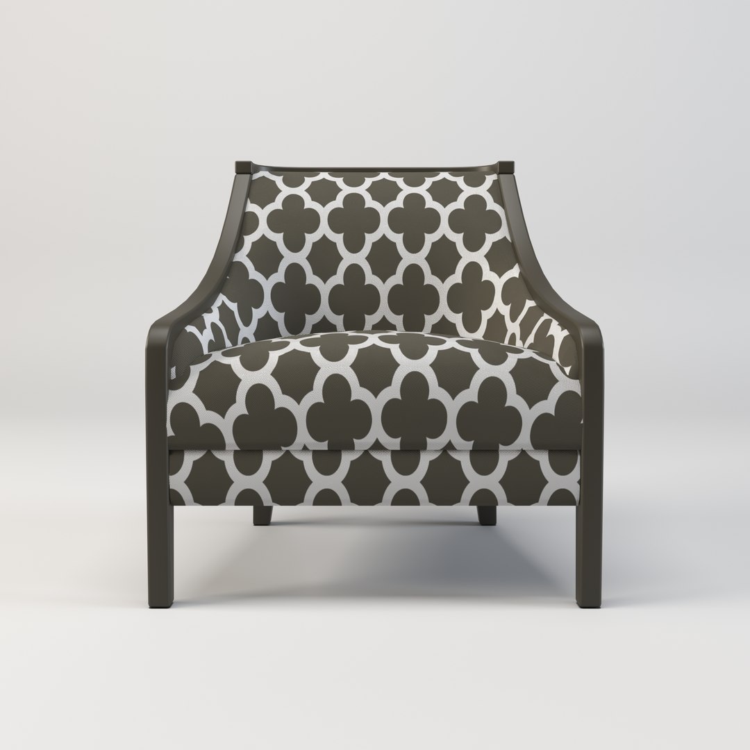 Raymour Flanigan Priscilla Accent Chair 3D Model - TurboSquid 2204018