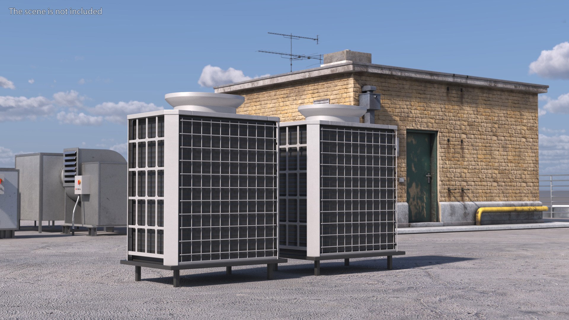 HVAC Outdoor Units Model - TurboSquid 2329713