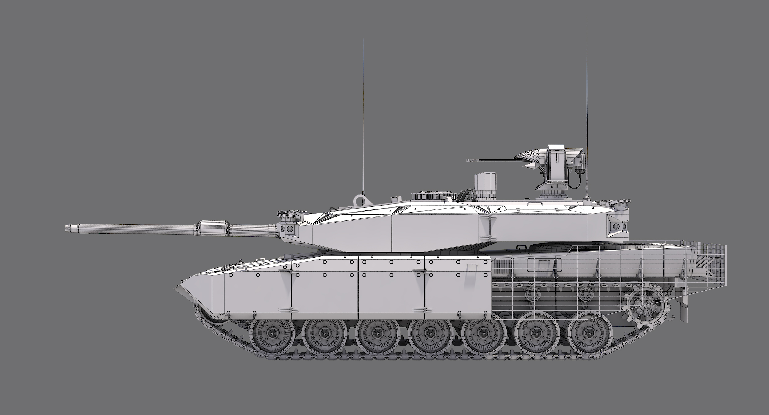 leopard 2 mbt revolution 3d max