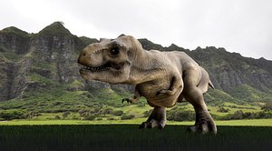 rex jurassic park 3D model