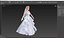 Bride Rigged Animated Low Poly