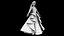 Bride Rigged Animated Low Poly